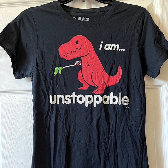 GoodieTwoSleeves Unstoppable T-Rex shirt - Picture 1 of 4
